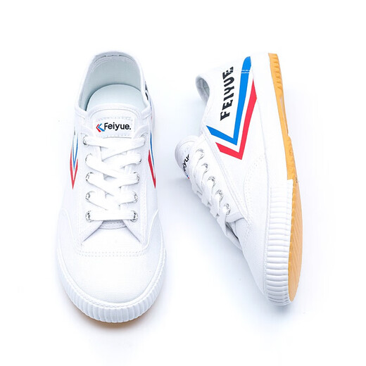 Dafu Feiyue Canvas Shoes Classic verbesserte Version Feiyue Männer und Frauen Sport-Laufschuhe literarische und modische atmungsaktive Feiyue-Weiße Schuhe DF/1-331 Stoffkopf 42 Standardcode