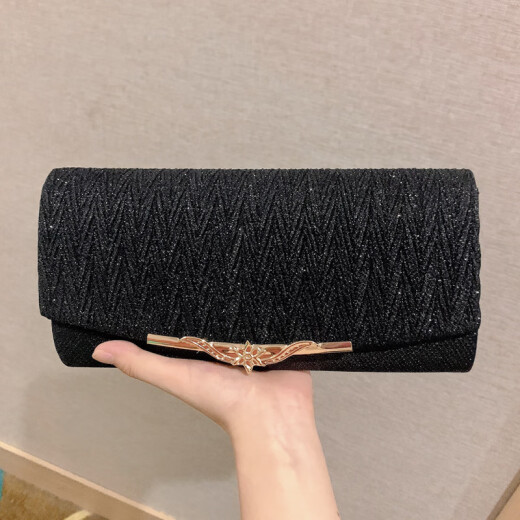 Baimingwei trendy brand 2024 new style ladies dinner clutch bag women's banquet small bag with evening dress evening dress hand bag flag champagne color