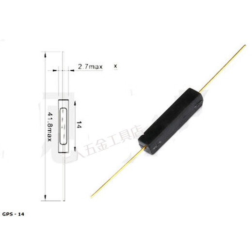 Shantoulincun reed reed tube normally open/normal closed anti-vibration and damage magnetron switch plastic seal type/glass type normally open glass type MKA14103