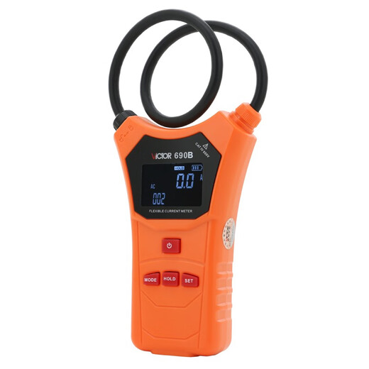 胜利仪器（VICTOR） 钳形电流表 数字高精度全自动防烧钳流电工 VC690B【0.A-10000A】