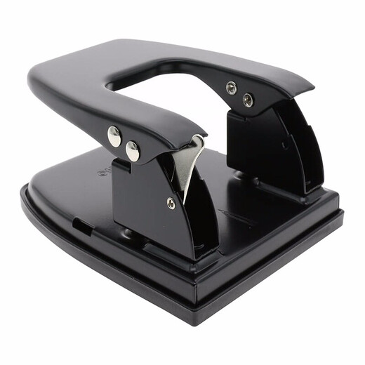 
Kedeyou double hole 2 hole puncher positioning ruler binding machine loose leaf heavy duty hole punch 40 pages small round hole ring hole porous financial certificate a4 file paper staple book hole 20 sheets #9738 [with latch]
