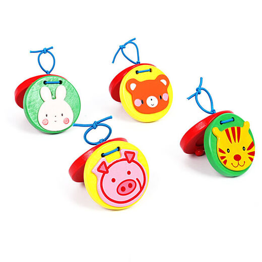 
Suitable for children's speakers wooden speakers kindergarten early education Orff music toy percussion instrument small quick board wooden speakers random 2