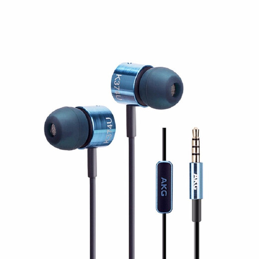 AKG Ai Technology K374 U wired headphones with HIFI in-ear mobile phone line-controlled earbuds game karaoke voice K374U silver with mic