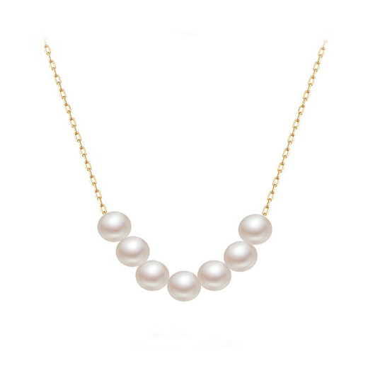 Nianfu freshwater seedless S925 silver nearly round pendant for women in three colors optional 7-8mm slightly flawed necklace purple