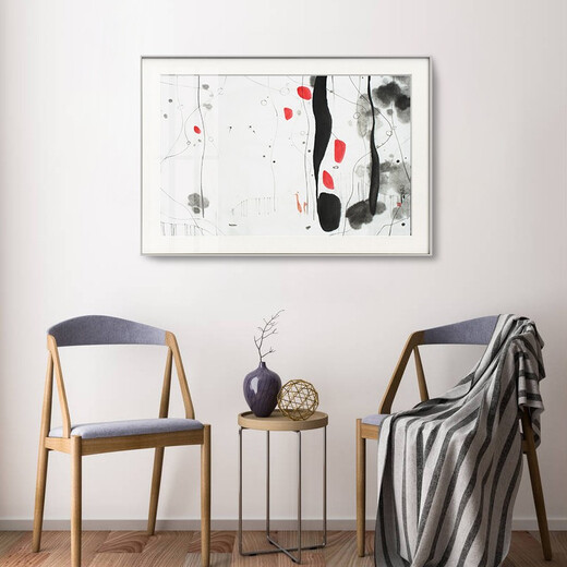 Silent Squid, Yang He's original Chinese ink painting 