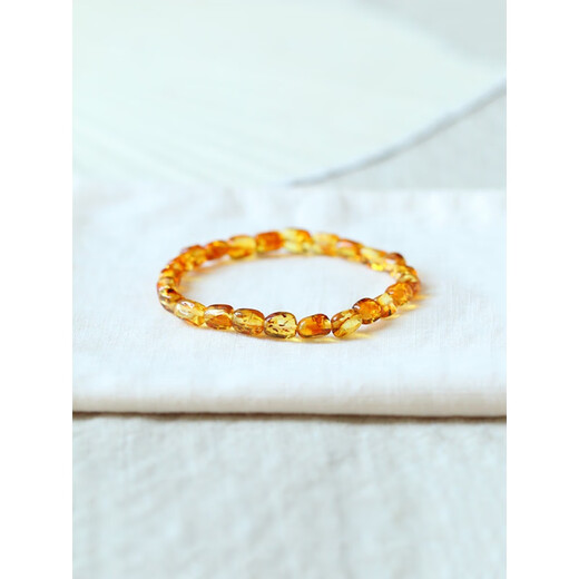 Fat Donglai's same style real beeswax bracelet amber conforming women's blood amber flower amber men's amber is not fake blood amber conforming bracelet