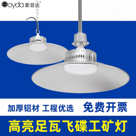 Suoyada LED-Industrie- und Bergbaulampe, Fabriklampe, Werkstatt, Lager, helle Fabrik, Industriebeleuchtung, Decke, Kronleuchter, Lampenschirm, Auslegertyp, 100 W