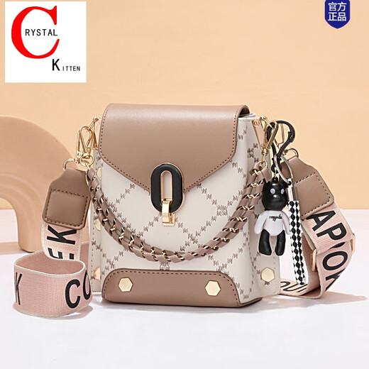 CAMPUSKITTEN lightweight CK mobile phone bag 2024 spring and summer new fashion mini shoulder bag soft leather women's crossbody small bag ins green