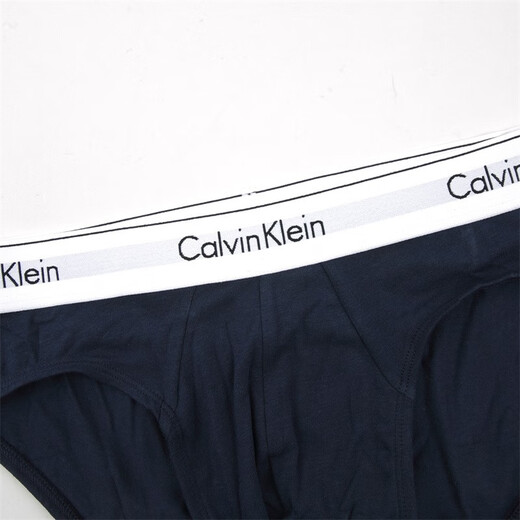 Calvin Klein/CK 3-pack men's comfortable briefs underwear NB2379A dark gray/light blue/dark blue 679 1 S