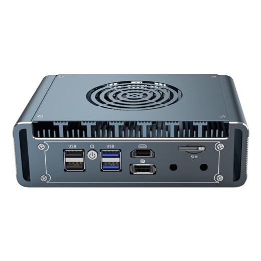 倍控N5105四核散热风扇版ros软路由linux主机工控机电脑win11四网口带串口双4K显示嵌入式4G插槽n100 准系统 DDR4+M.2插槽 G31灰色风扇款-N6210 M.2-i226网卡