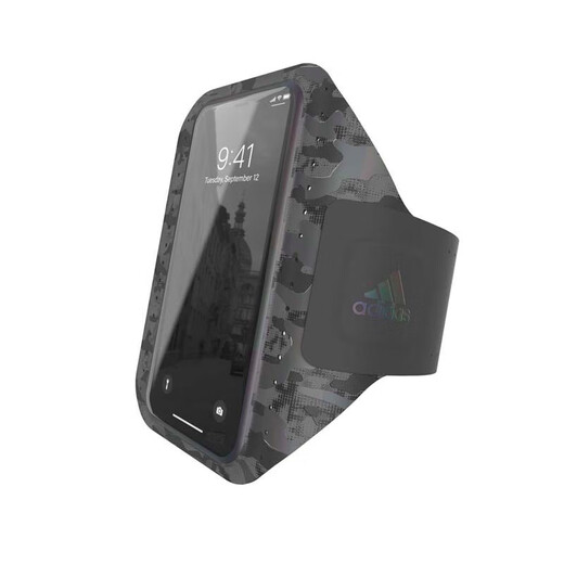 Adidas Mobiltelefon Armbag Sport laufende Sportarmarm wasserdichte, schweißdes Handgelenkstasche Dünne reflektierende Tarnung 6,5 Zoll