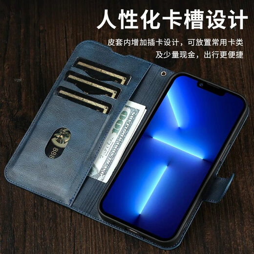 古艺涵vivo步步高s15s17e手机壳钱包式s12s17s10pro真皮套翻盖s7s7t保护套防摔 【绅士黑】【吸附磁扣】真皮套 vivo S16