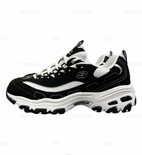 斯凯奇（Skechers）女鞋十周年钻款厚底经典款熊猫鞋 12241 66666179 52675-BBK男鞋/全黑 斯凯奇 42.5 =275MM（正码拍）