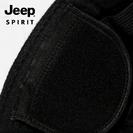 Jeep (JEEP) hat men's autumn and winter peaked cap plus velvet thickened windproof ear protection warm winter hat fashionable baseball cap A0144