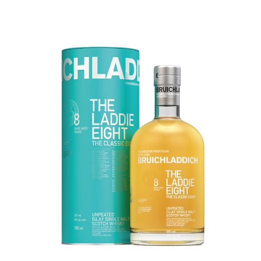 
Bruichladdich 8 years Scotland Isle Single Malt Whiskey 700ml 50 degrees Gift box Imported wine