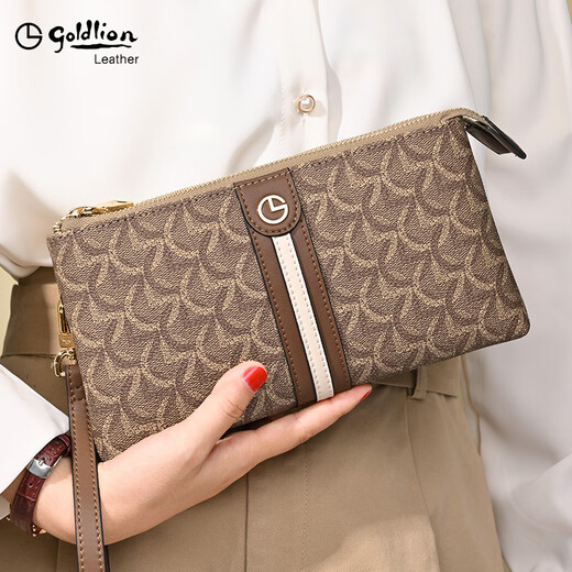 金利来女士手包2025新款手拿包女式品牌钱夹高档轻奢侈长款钱包优雅时尚 礼盒装【官方授权假一赔十】