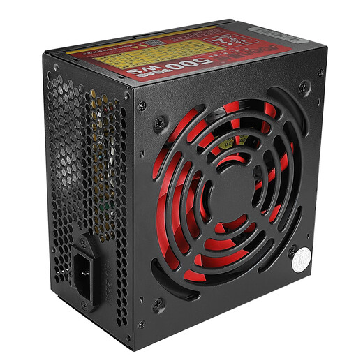 爵柏全新电源额定300W/400W/500W/电脑电源PC主机箱台式机电源支持背线宽幅静音 爵柏500WS（额定400W）6+2P显卡供电