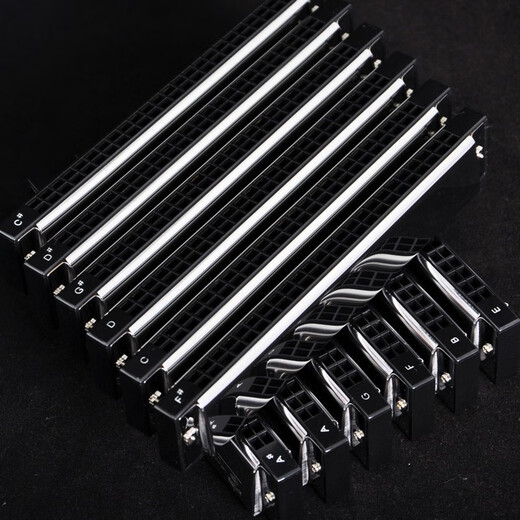 Tongbao (TOMBO) 12 major set harmonica 6624 set piano 24 hole polyphonic beginner advanced performance band performance blowing instrument 24 hole C tune set harmonica 7 set (ABCDEFG+8 package only)