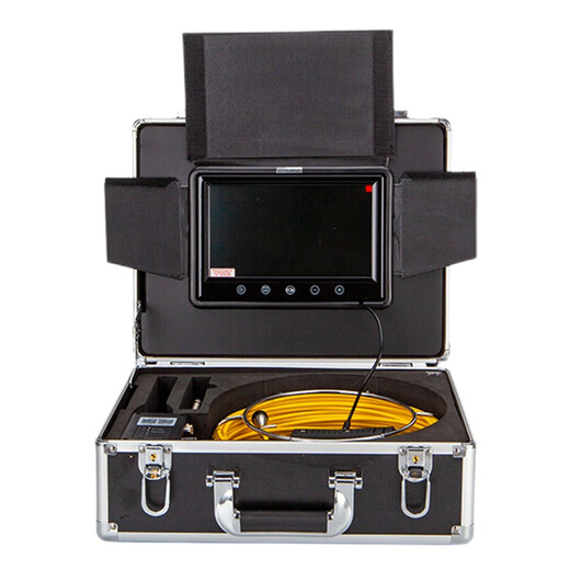 SZJMLY Industrial Pipe Endoscope HD Underwater Camera Municipal Sewer Deep Well Detector 7-inch Screen Diameter 23MM Line Length 20 Meters No Video