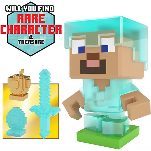 Ink XI [1 июня подарок] Сокровище x Co-Bending Minecraft Tocure Toy Nether [New] Minecraft Cave Adventure Blind Box