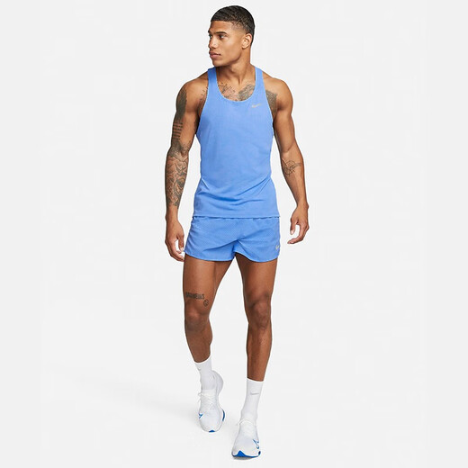 Nike (Nike) track and field tight shorts professional competition training suit physical examination marathon vest DQ4733-450 top L/175