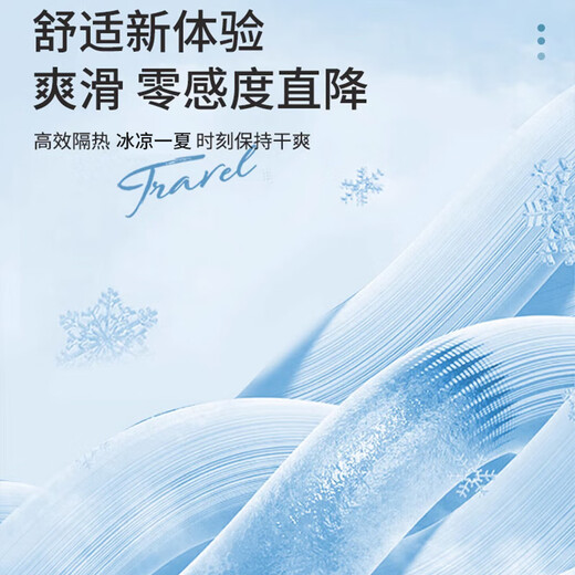 Langsha underwear for women in spring and summer cool ultra-thin big breasts showing small breasts breathable rabbit ears traceless ice silk bra