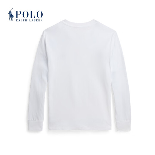 Polo Ralph Lauren 拉夫劳伦 男童 经典款棉质平纹针织亨利衫RL41762 100-白色 90 (2)