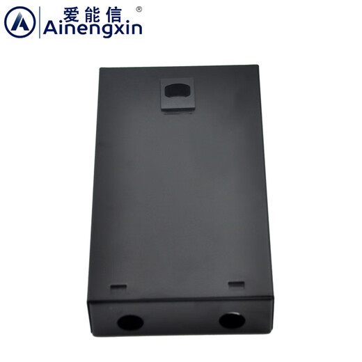 Aininxin 4-port fiber terminal box empty box SC full-fit 4-port SC fiber terminal box LC full-fit fiber continuous box tail fiber welding box snap design thickened shell open with one button 4-port empty box [Applicable to ST/FC]