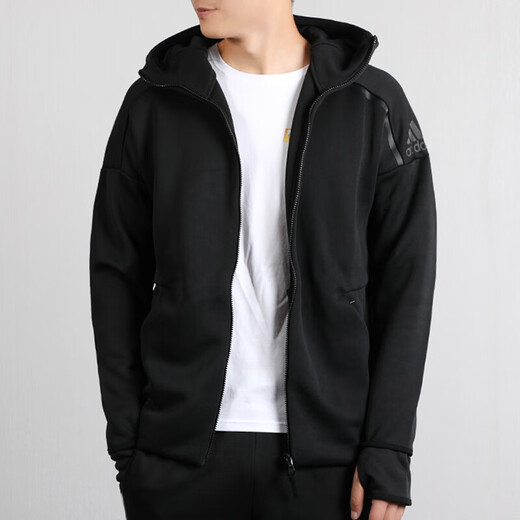 阿迪达斯 （adidas）男装外套2024春季新款ZEN时尚百搭休闲服跑步运动训练健身夹克 CY9903 ZNE 3.0/白色 S