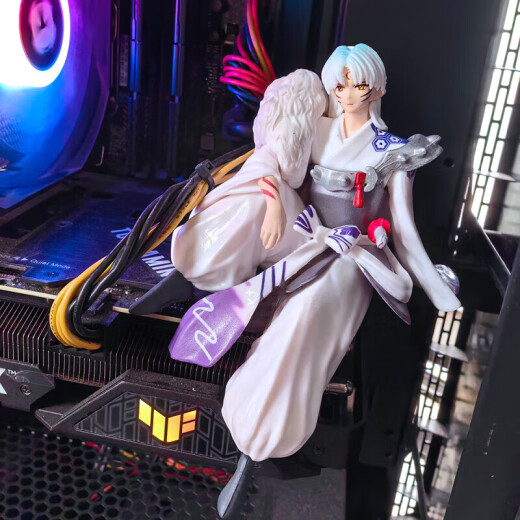 Lige Ocean View Room Case Figure Sesshomaru Computer Internal Boy Decoration Desktop Animation Naruto Trend Reclining Beauty (No Pillows and Blanket) Brand New in Stock
