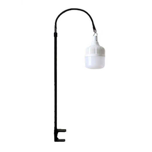 Yilin Nachtmarktstand, wiederaufladbares Licht, Straßenstandlicht, superhelles warmes Licht, unplugged, Desktop-Clip-Ständer, tragbare LED-Beleuchtung, 1 Meter tragbarer Ständer – kein Licht