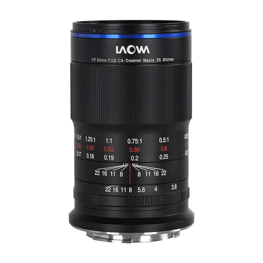 LAOWA 65mm F2.8 Half Frame 2x Macro Lens Portrait Food Flowers Insects Black Canon RF Port