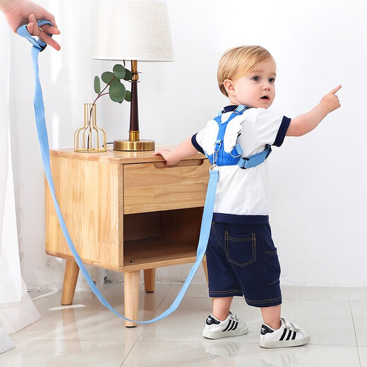 Yezhi baby toddler with baby learning to walk traction rope safety anti-strangle and breathable children's anti-lost baby artifact children's toddler anti-lost belt with red