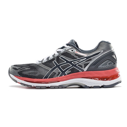 [70% Nouveau] Asics Gel-Nimbus 19 Chaussures de course stables de sport pour femmes T750N-9719 Gris / rouge / blanc 39