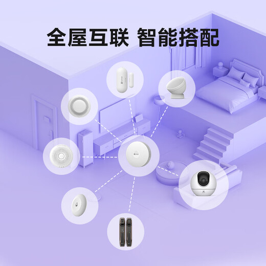 EZVIZ C6c series surveillance camera indoor smart PTZ wireless home EZVIZ official baby monitor monitoring mobile phone remote AI humanoid detection wireless camera C6c 4 million starlight night vision enhanced version 32G video dedicated card