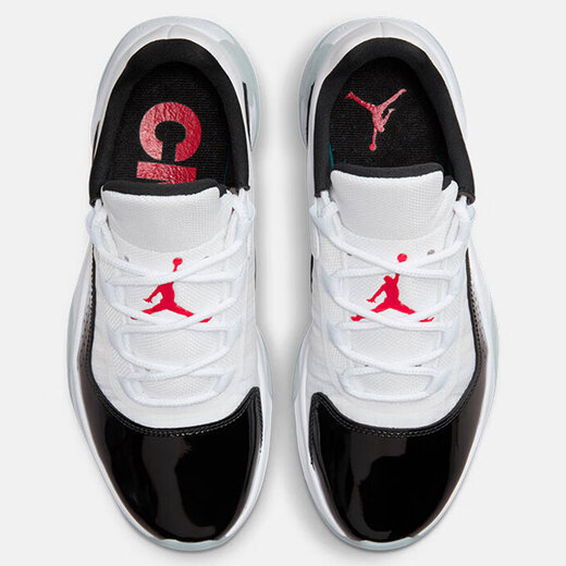 Nike (Nike) Chaussures de basket-ball Chaussures féminines Summer Nouveau Air Jordan 11 Bas Top Practical Deaming Sports Chaussures légères et décontractées DV2629-106 36