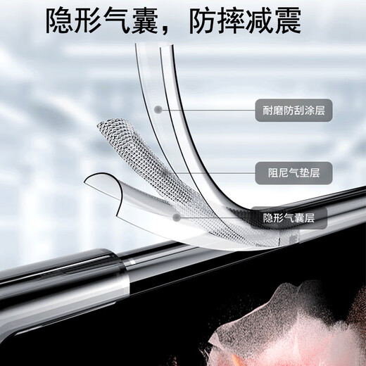 凯彩【不发黄】适用三星w22 z fold3手机壳flod通用透明折叠屏翻盖式全包防摔保护套 三星zfold3/w22手机套【透明壳-还原裸机】