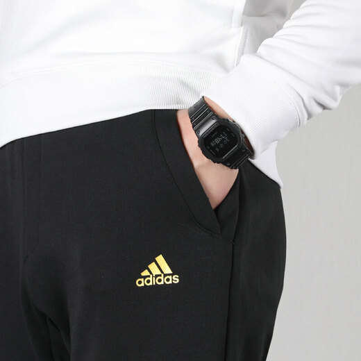 阿迪达斯 （adidas）运动裤男裤夏季新款休闲卫裤收口小脚裤子针织时尚长裤 FM9274舒适  M
