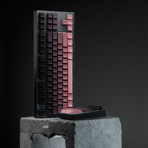 Belly Spirit MK870Pro Blackberry Side Gravur Mechanische Tastatur Kabel Wireless Bluetooth Customized Computer Game Stumm [Single Mode] MK870pro Blackberry Side Gravurtee Achse [Light Sound Absatz Achse]