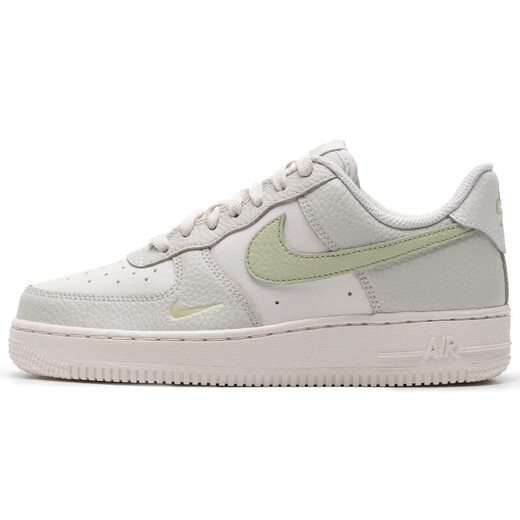 Nike (Nike) Schuhe für Frauen Air Force 1 Air Force 1 Af1 Lychee Leder kleine weiße Schuhe Casual Schuhe Sportschuhe IB3881-001 Weißes Grün 37.5