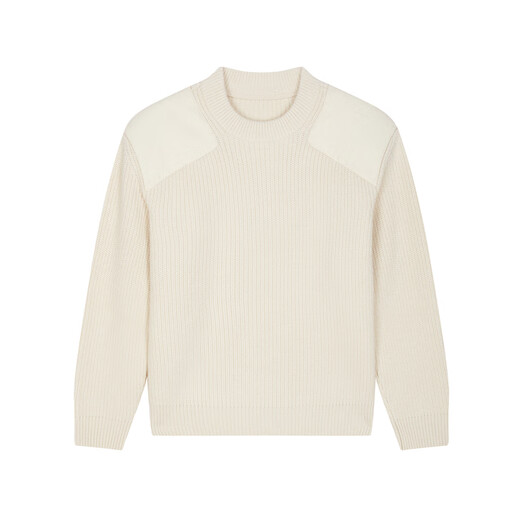 Sketch men's autumn and winter discount new casual sweater short loose wool round neck pullover warm and comfortable top 125 original color L