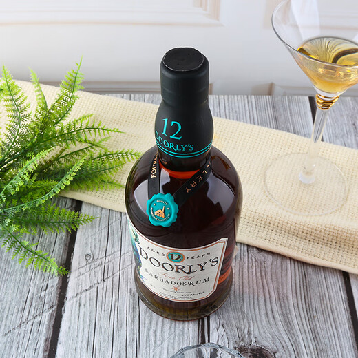 四方朗姆酒 巴巴多斯进口洋酒朗姆酒烘焙 黑朗姆 白朗姆莫吉托调酒基 四方多莉12年朗姆酒 700mL 1瓶