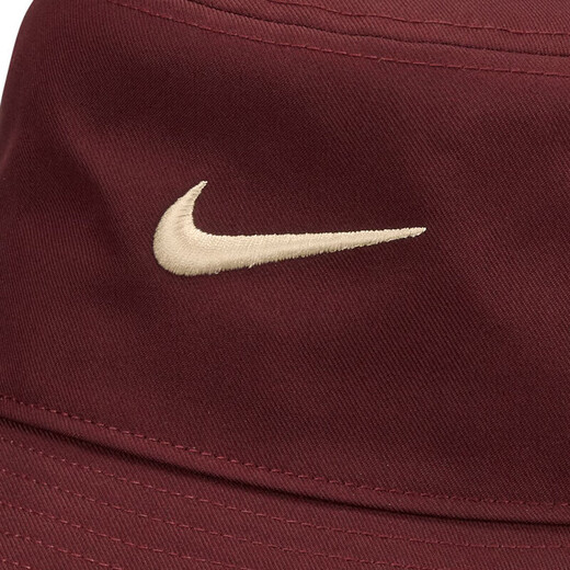 【准新品】耐克NIKE春运动配饰男女渔夫帽APEX BUCKET SQ帽子FB5382-681夜褐红M