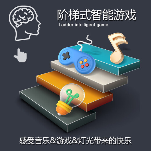 巫记儿童益智闯关玩具亲子互动音乐游戏机解压按按乐节奏大师生日礼物 节奏大师游戏机