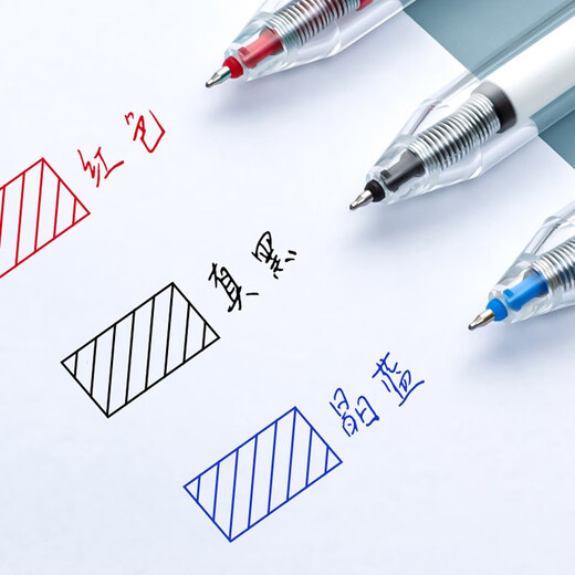 Hobby GP2691 FRAGE PIST PEN Spezial St. Stift Press Press Neutraler Stift Schnell trocken glatte Schüler Verwenden Sie 0,5 mm Signature Wasserstift Hochwertige Ins Einfache kleine weiße Stift GP2691 Schwarz 4 Kristallblau 4 rot 4