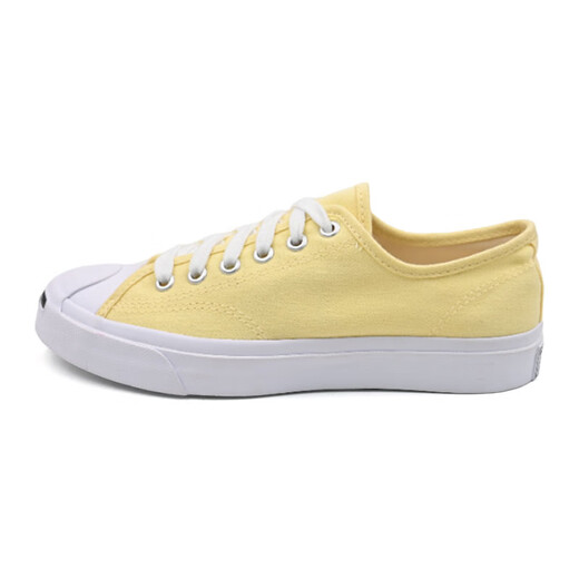 匡威（Converse）Jack Purcell白色帆布 开口笑男女同款休闲低帮板鞋164057C A11964C 35