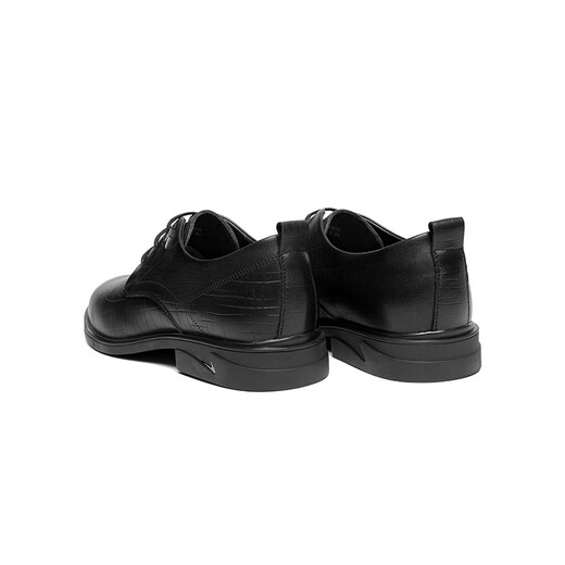 Red Dragonfly Men's Chaussures Nouvelles chaussures en cuir en relief Chaussures de commerce de style britannique Chaussures Derby Chaussures de mariage WTA12161 noir 42