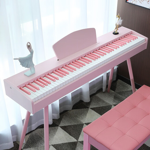 Bei Duochen 88 heavy hammer key electric piano brown adult and children's electronic piano for beginners to enter the smart tenth grade examination piano recommended for beginners + 88 gravity keys as standard