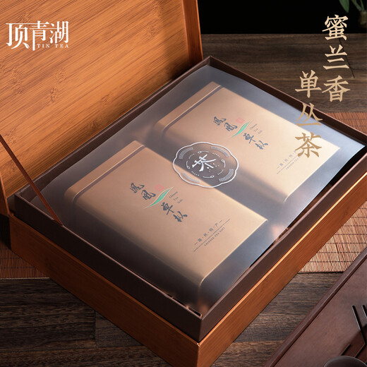 顶青湖 特级凤凰单枞茶蜜兰香潮州乌岽单丛高山老枞乌龙茶礼盒装500g