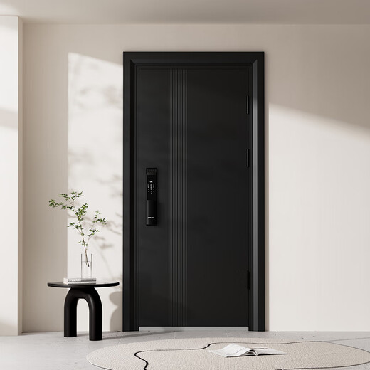 
OUDILE thickened zinc alloy grade A security door entrance door villa door + aviation aluminum foil filled mother door fingerprint lock Technology cloud lock 2150*1050-2250*960